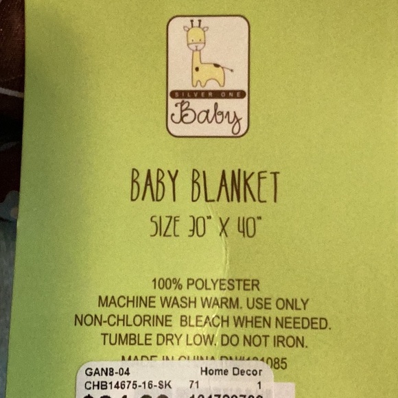 👶  Baby Boy Blanket NWT 🐳 - Picture 5 of 14